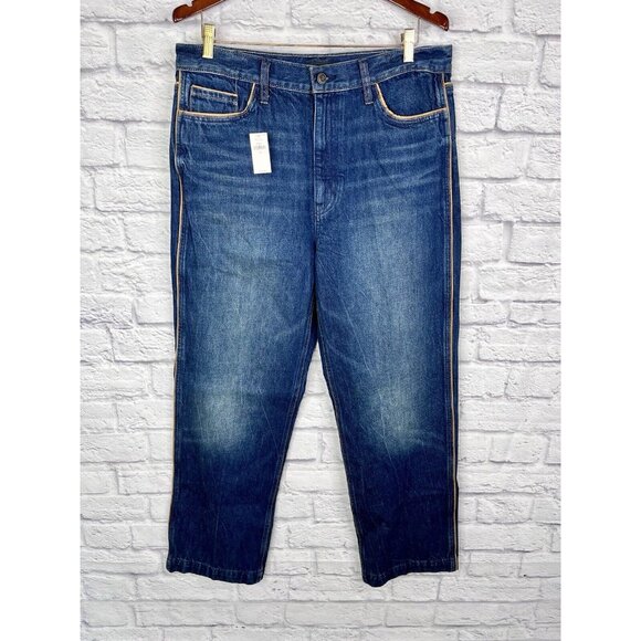 BANANA REPUBLIC Women's The Roper Vintage Straight High-Rise Jeans Size 32 - Picture 1 of 7